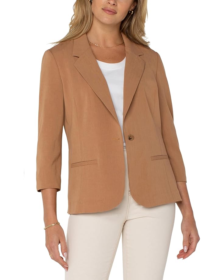 

Блейзер Liverpool Los Angeles Fitted Blazer With Ruched, цвет Portobello