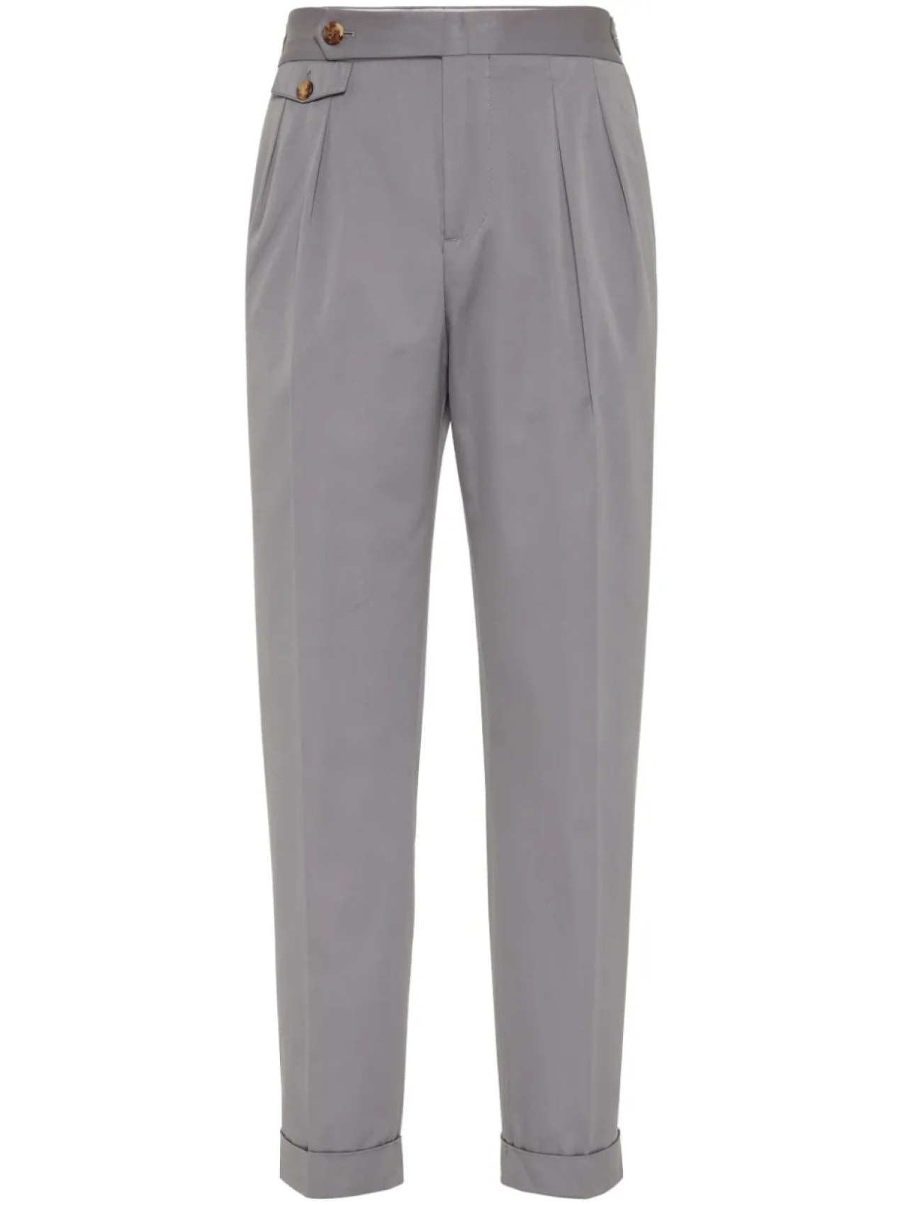 

Brunello Cucinelli габардиновые брюки, серый
