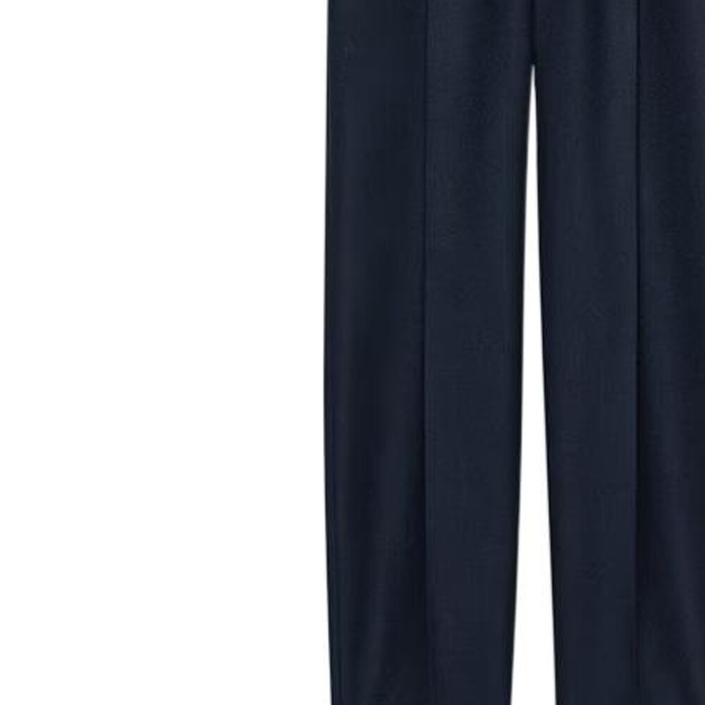 Брюки женские повседневные Gucci, элегантный крой, темно-синий — фото 3
