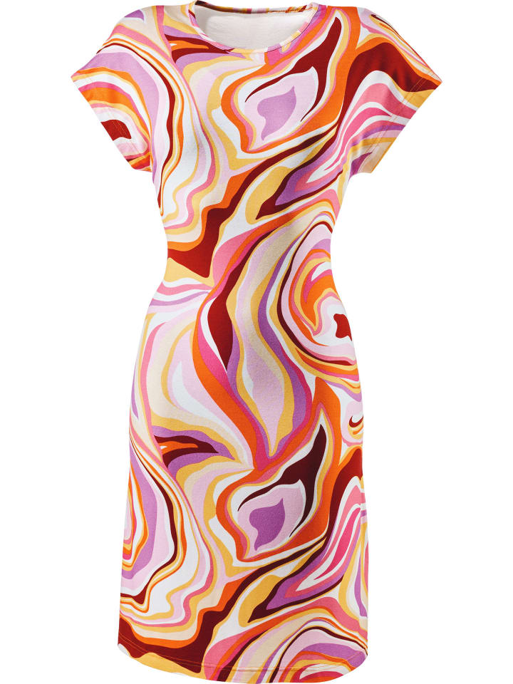 

Erwin Müller Однослойное трикотажное повседневное платье оранжевого цвета