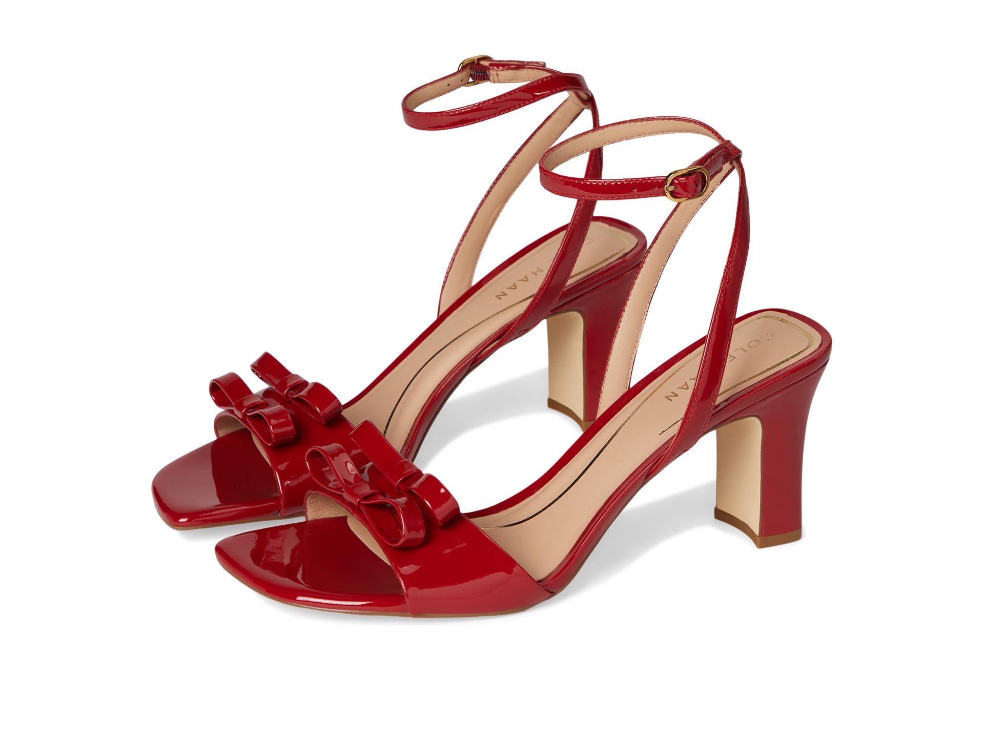 Туфли Cole Haan Noella Bow Sandal, Rio Red Patent Leather