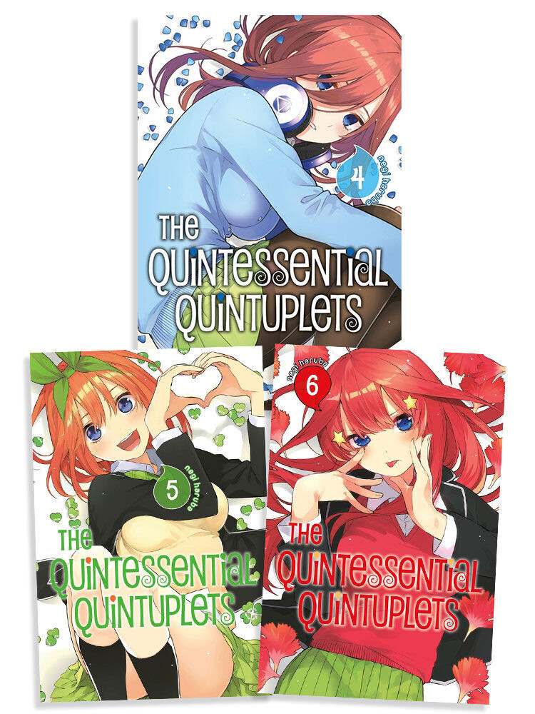 

Манга The Quintessential Quintuplets Manga (4-6) Bundle