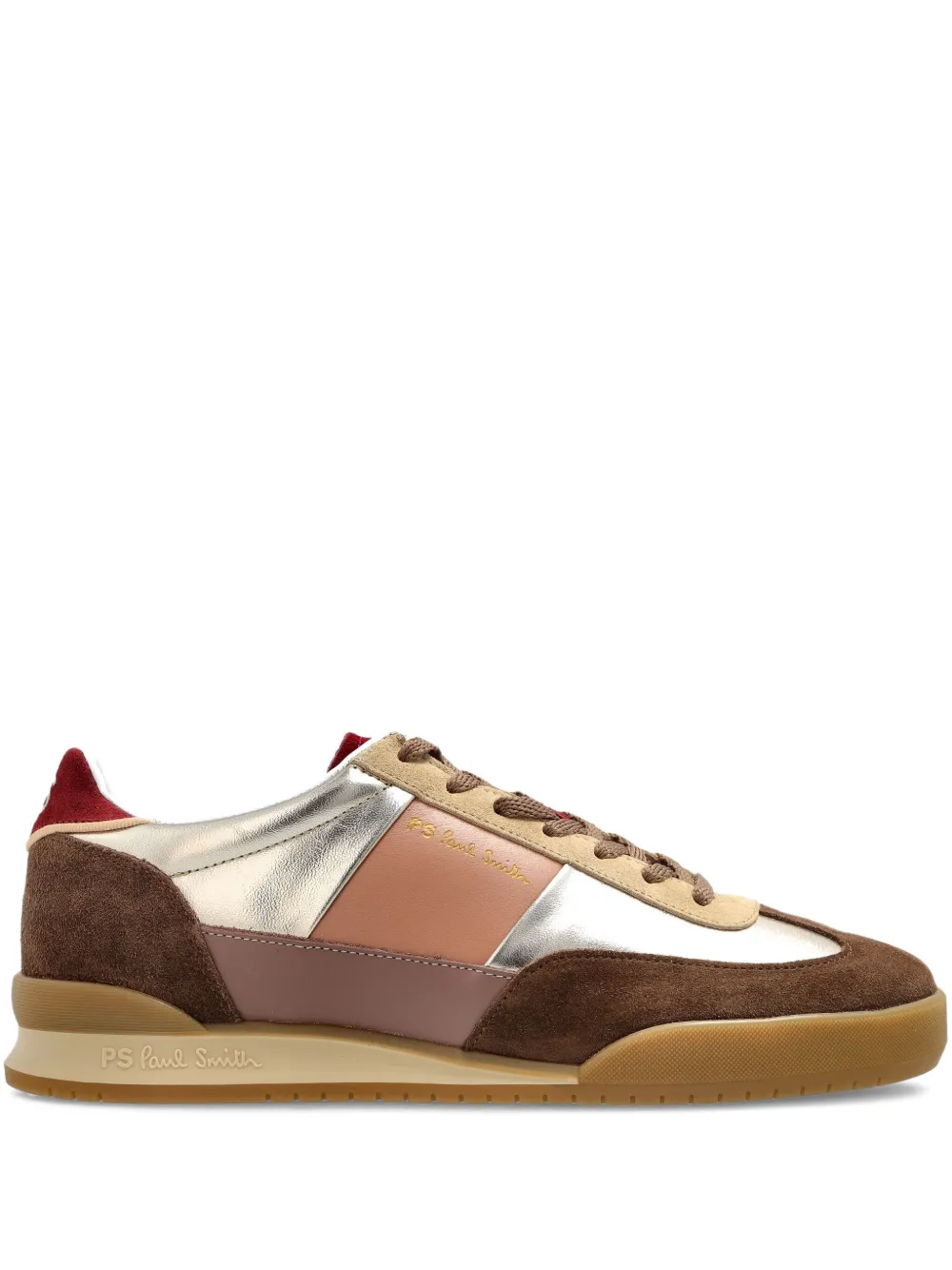 Кроссовки Dover с металлическими вставками Paul Smith, коричневый