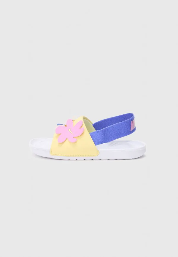 Сандалии для ходьбы kawa унисекс Nike Performance, White/Soft Yellow/Sapphire/ Magenta