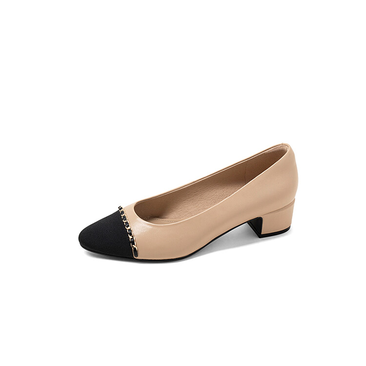 

Туфли женские на высоком каблуке Comely, цвет Apricot/Black