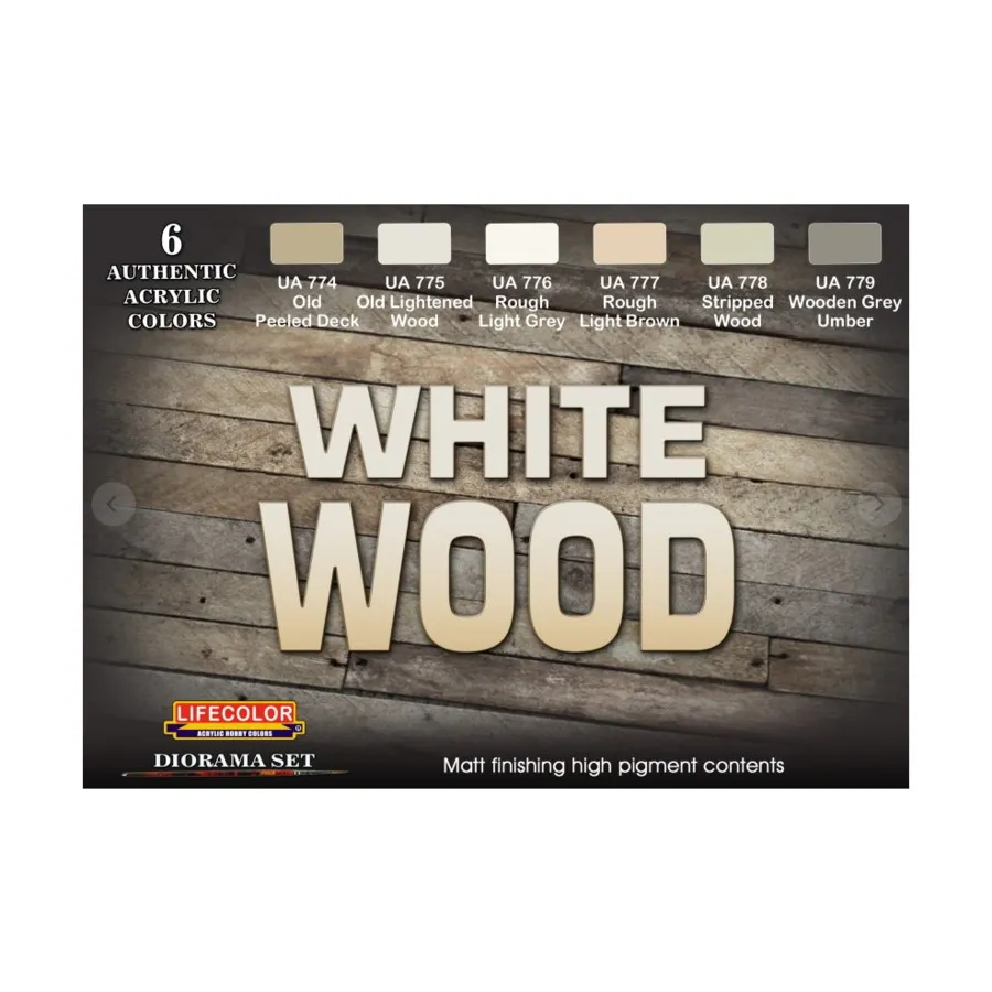 

Белый Вуд, Texture Sets (Lifecolor)