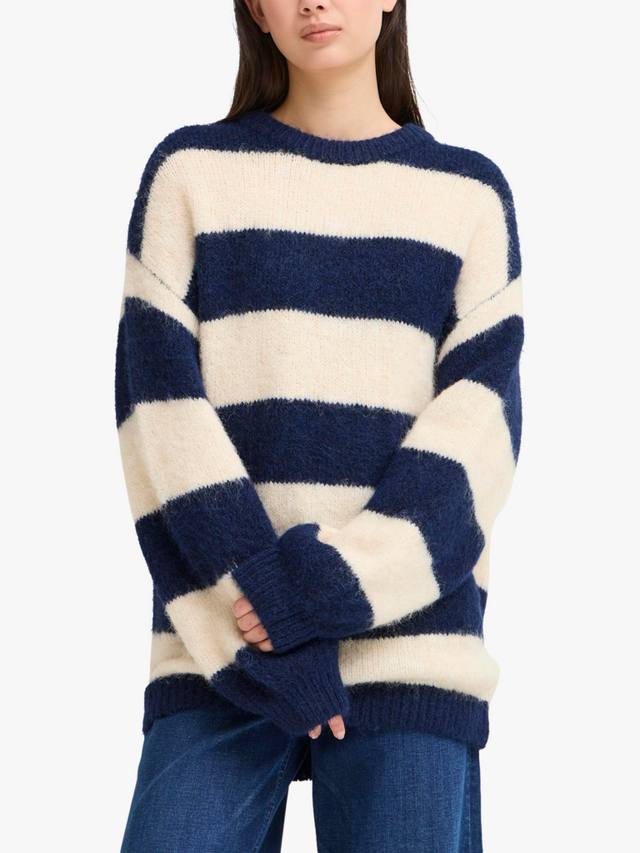 

Джемпер Dayana в полоску ICHI, Patriot Blue