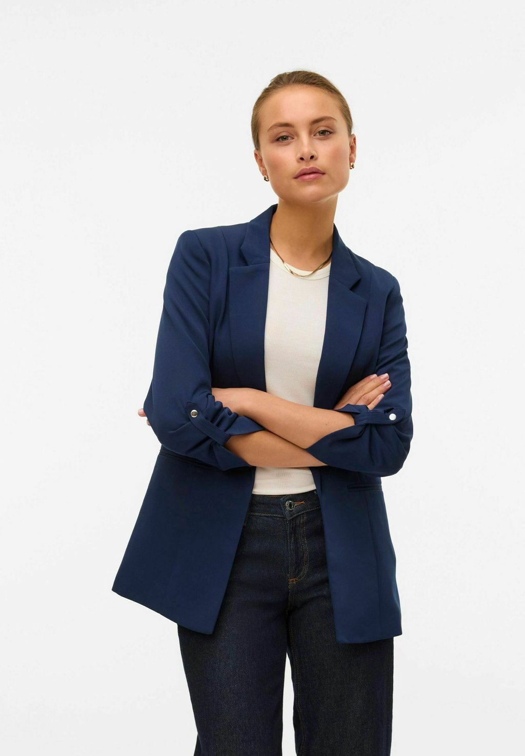

Блейзер VMGLORIA SLIM Vero Moda, темно-синий