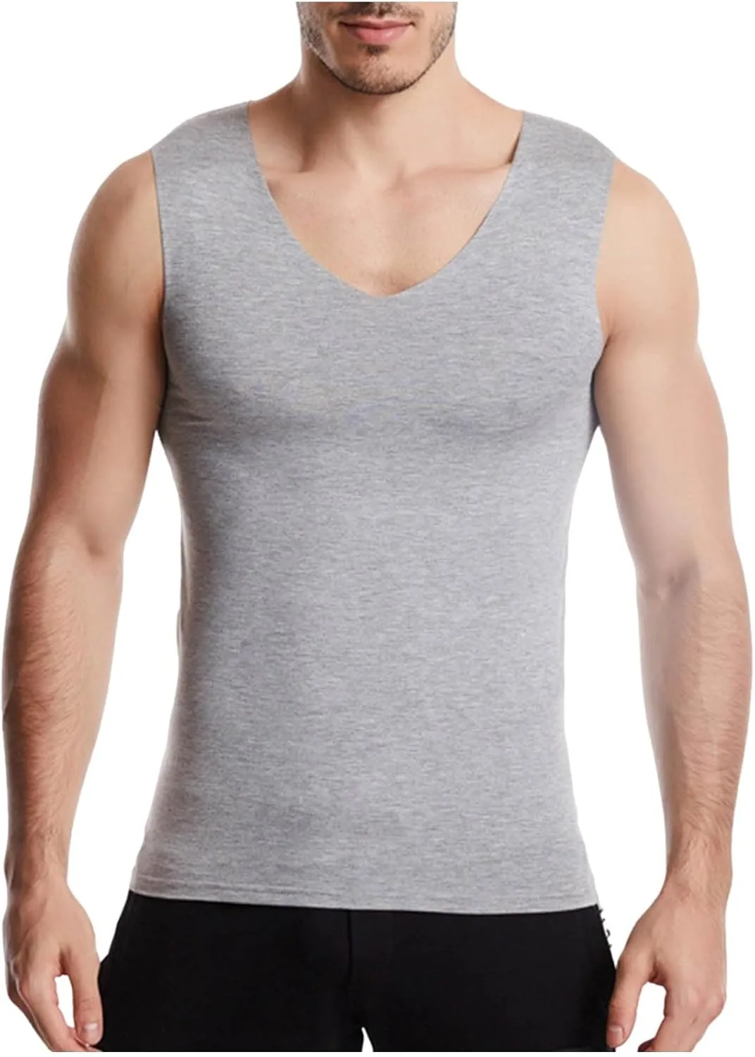 

Мужской компрессионный майка для тренировок slim fitted