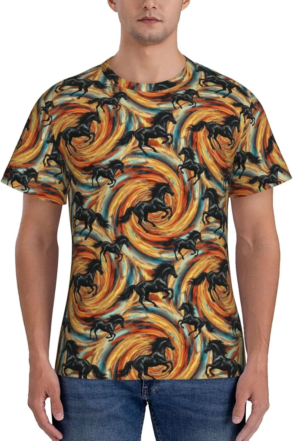 

Футболка мужская Supdreamc Quick Dry Slim для тренировок