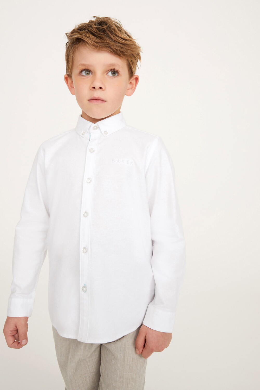 

Оксфордская рубашка Baker by Ted Baker, белый