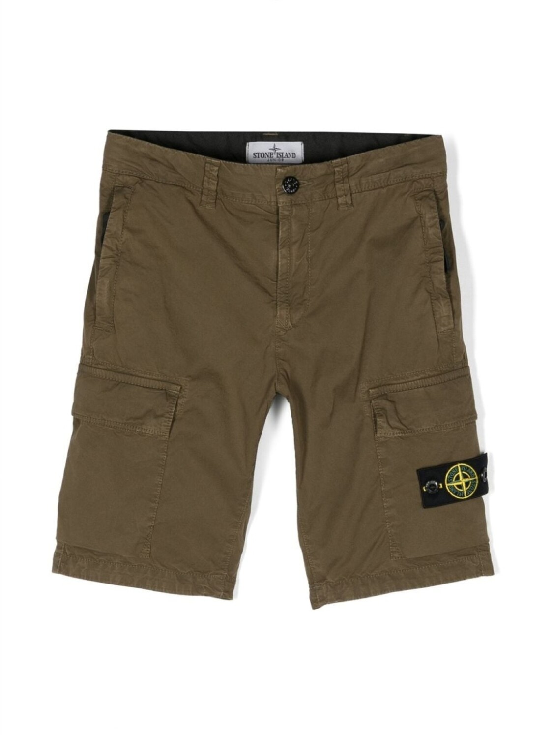 

Stone Island Junior шорты карго с нашивкой-логотипом, зеленый