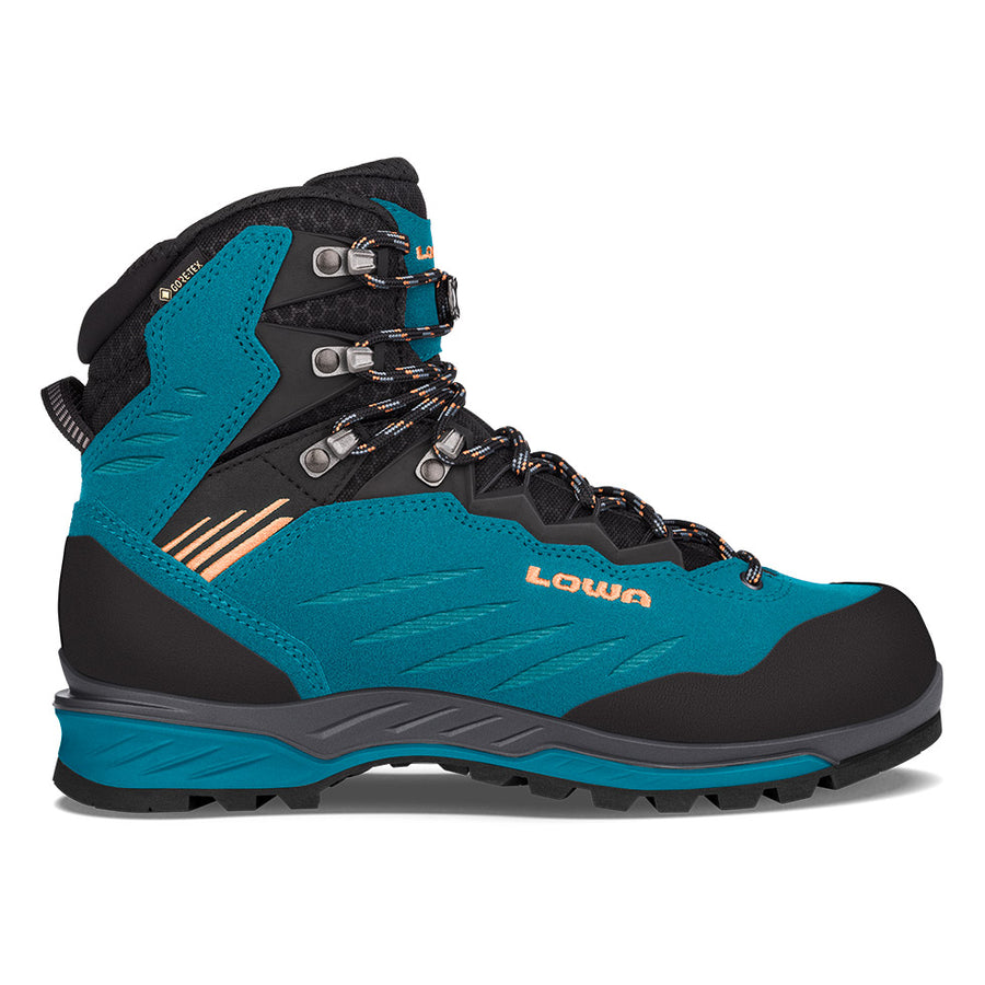 

Женские треккинговые ботинки LOWA CADIN II GTX MID WS, цвет Turquoise/Mandarin