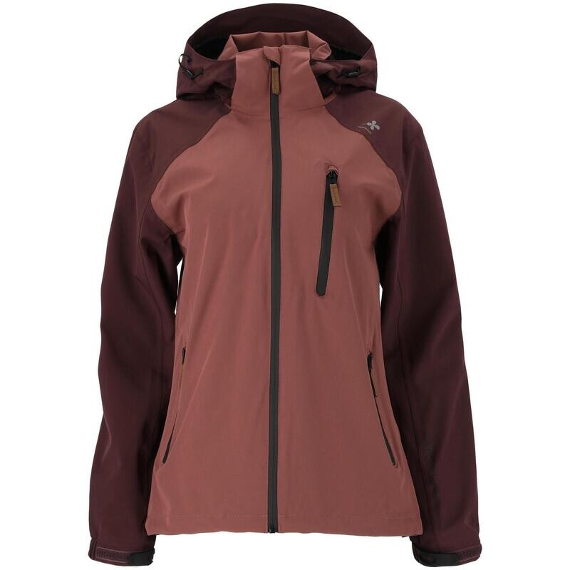 

Женский походный дождевик Gipfelglück, цвет bordeaux/bordeaux/rot