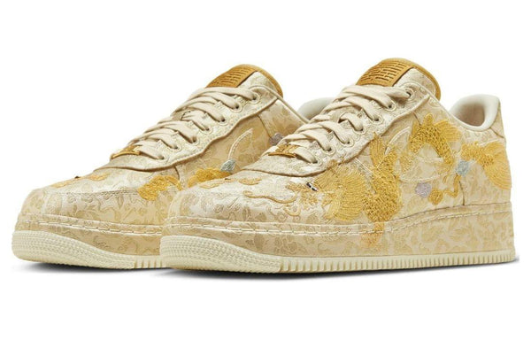 Кроссовки air force 1 low '07 'year of the dragon 2024' Nike, золотой — фото 4