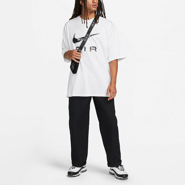 Футболка Nike Sportswear T-Shirt 'White', белый — фото 3