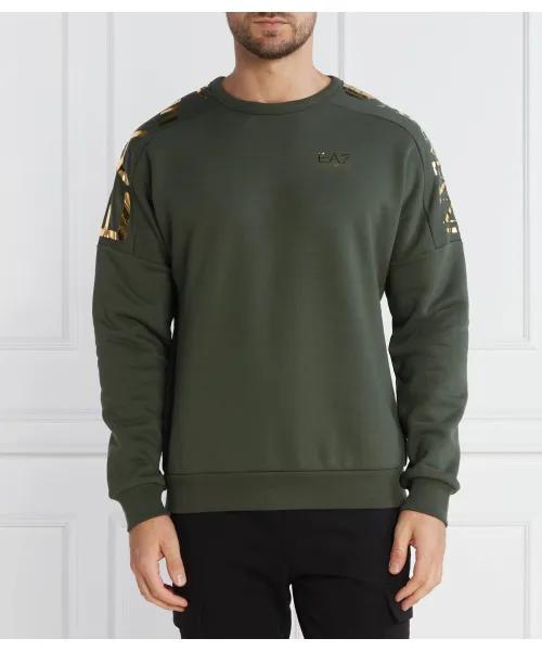

Толстовка Regular fit Ea7, зеленый