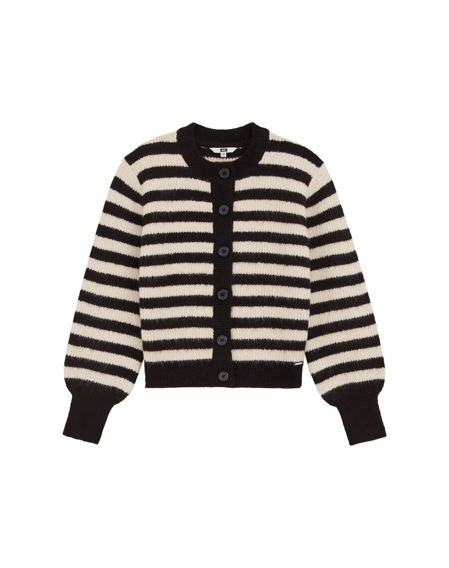 

Вязаный кардиган WE Fashion Knit Cardigan, черный