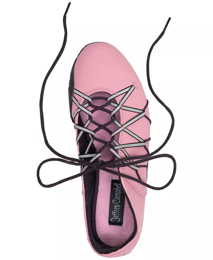 Балетки Regimen на шнуровке Jeffrey Campbell, розовый — фото 4