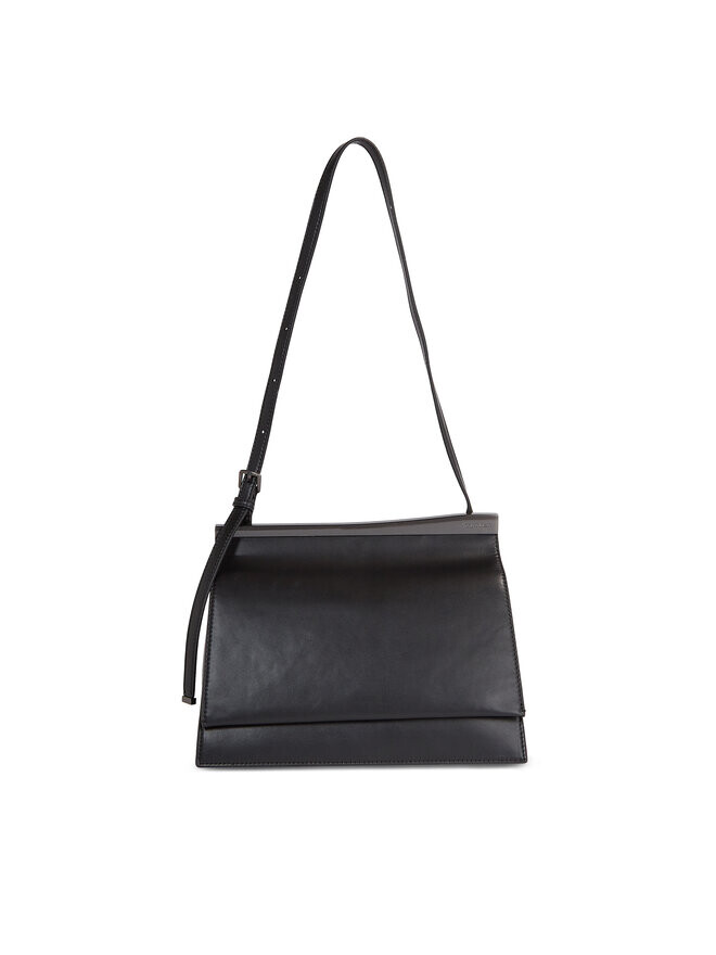 

Сумка Calvin Klein Metal Edge Shldr Bag Md W/ Flap K60K611171, черный
