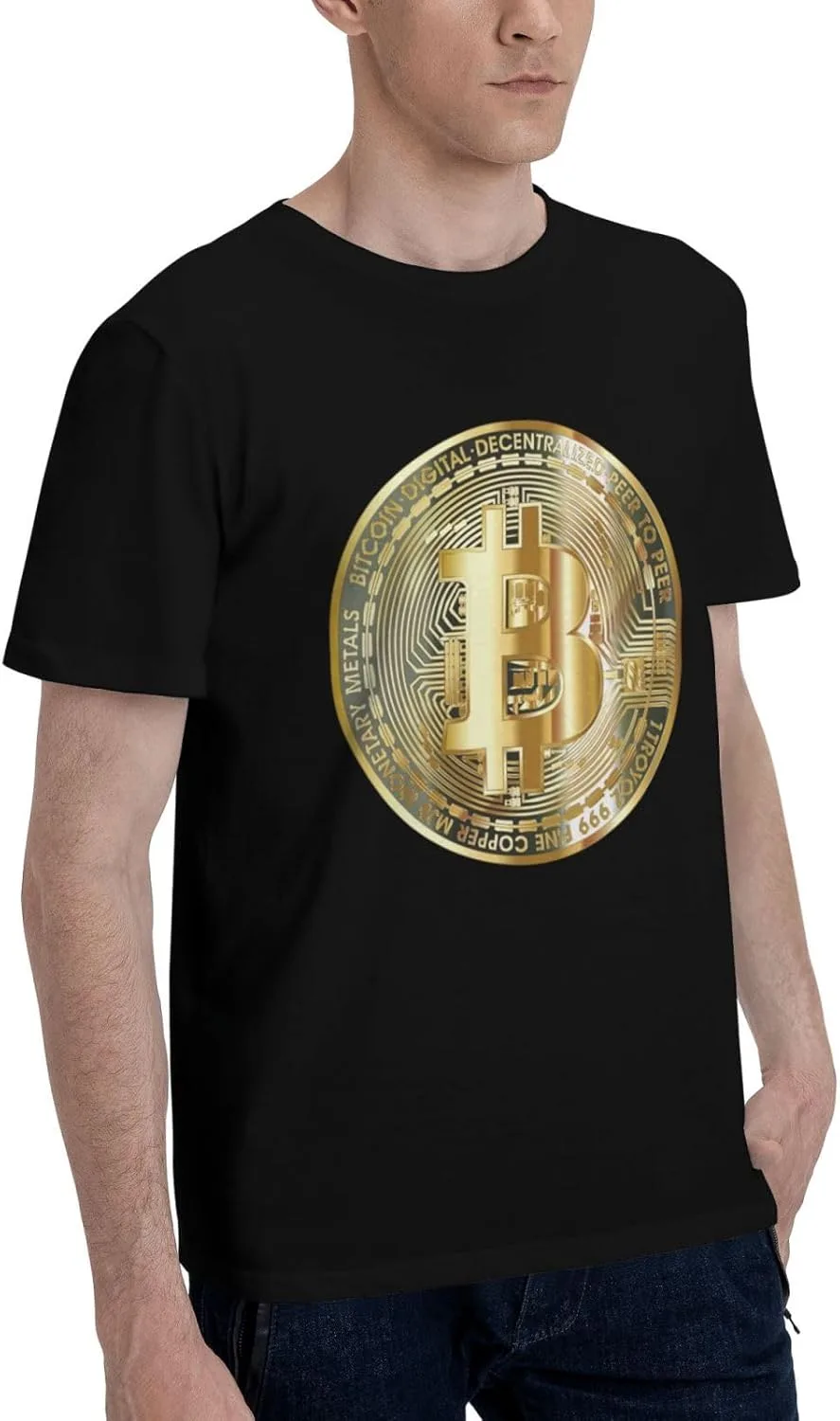 

Футболка с логотипом Bitcoin ETSDJ