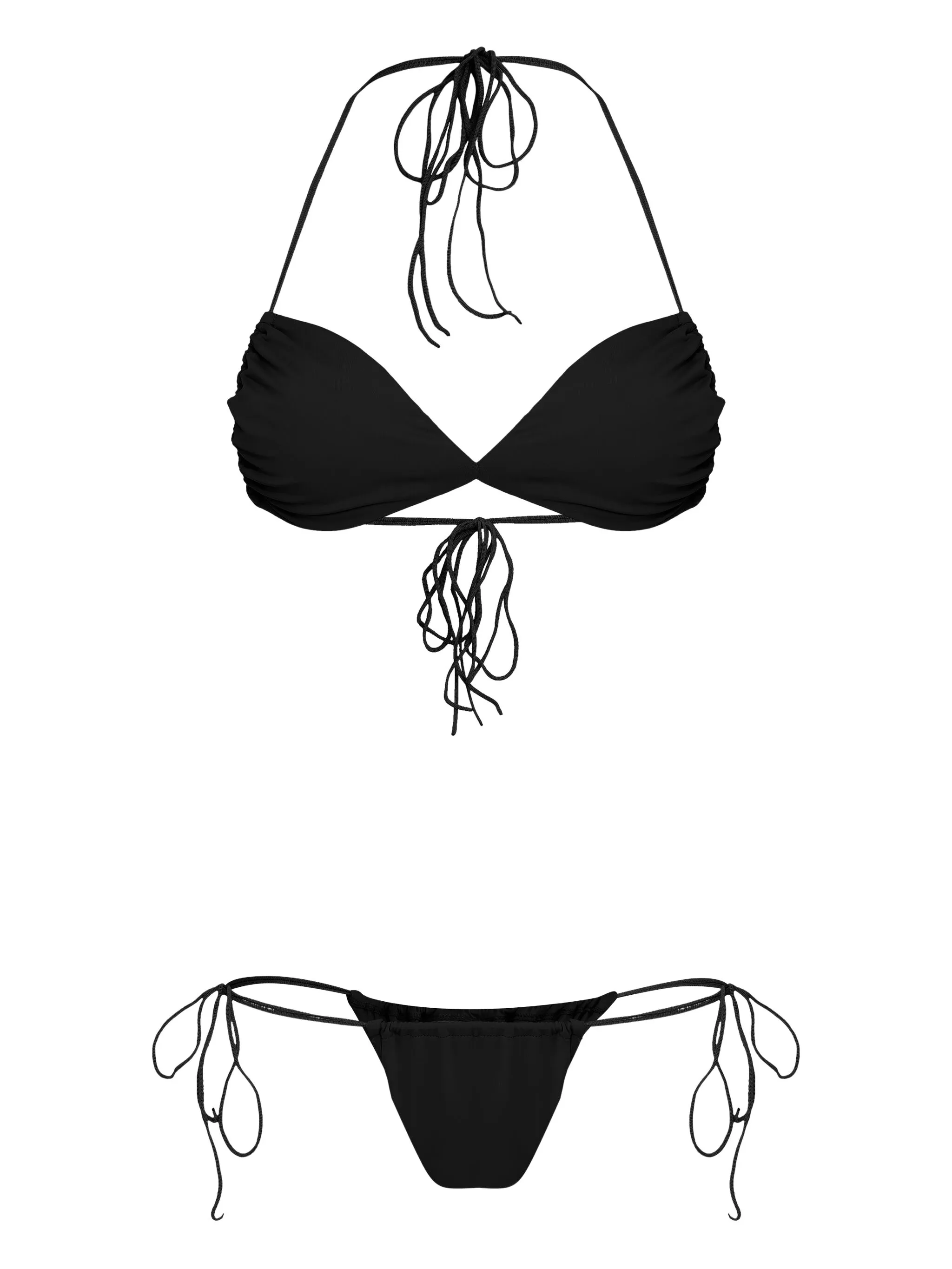 

Бикини с треугольными чашками Amir Slama, черный
