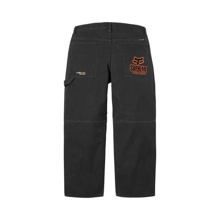 Джинсы Supreme x Fox Racing Cordura Baggy Jean 'Black' — фото 2