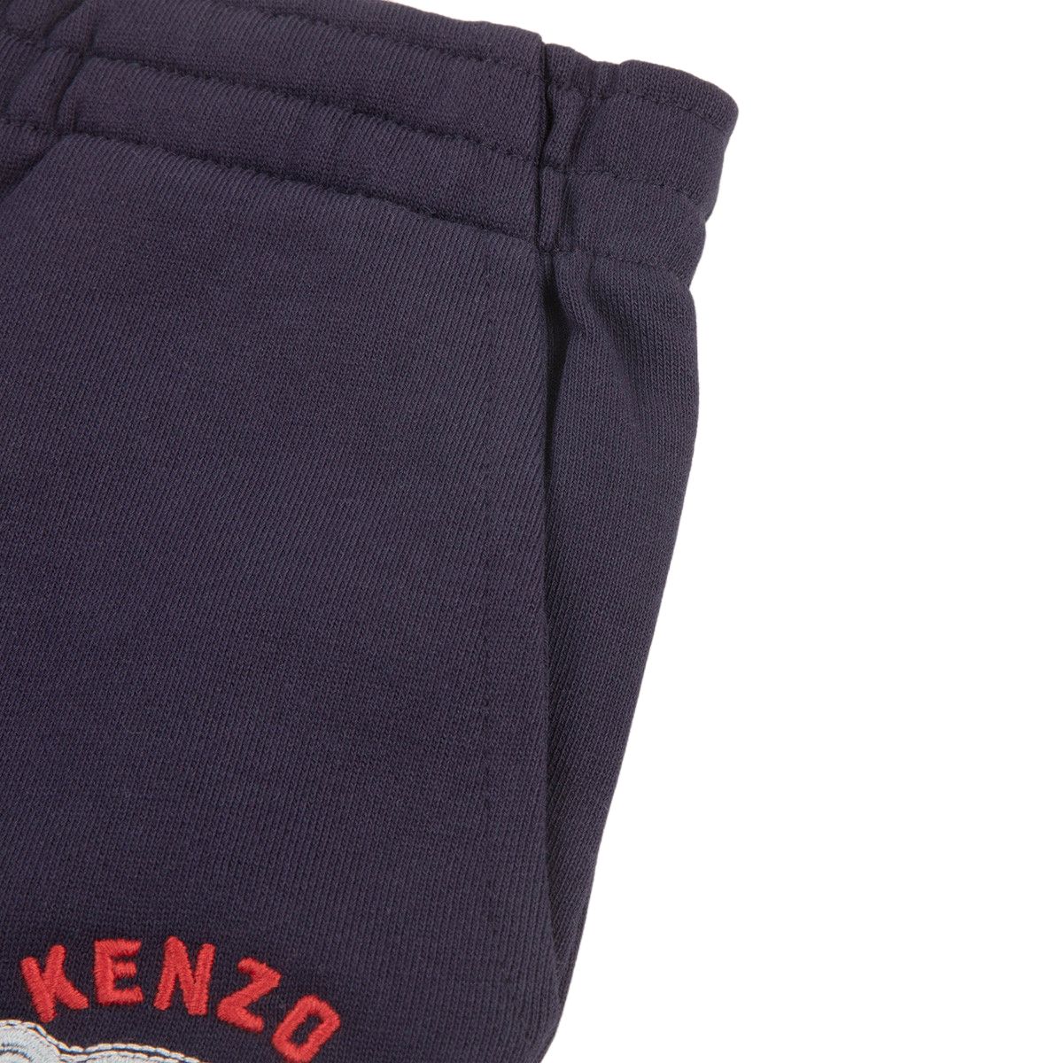 Детские вязаные спортивные штаны SS25 KENZO, синий — фото 4