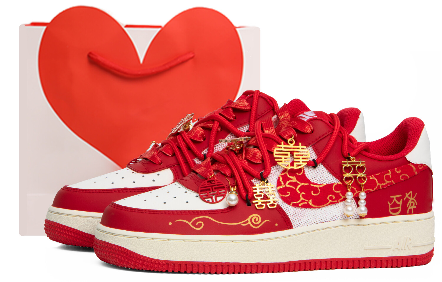 

Обувь для скейтбординга Nike Air Force 1 унисекс, red