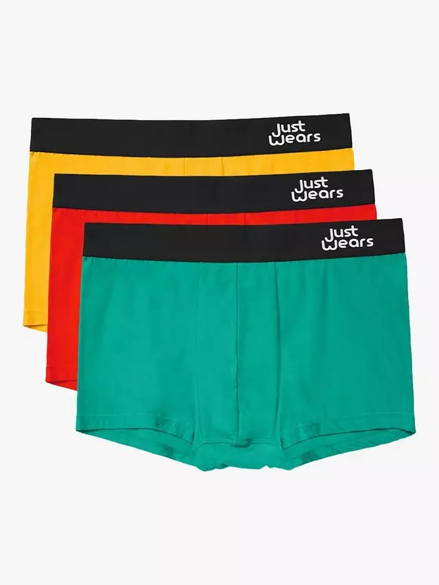 

Трусы JustWears Pro 3 шт, цвет red/yellow/green