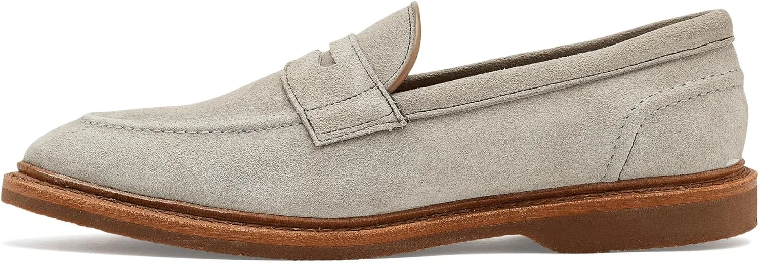 Лоферы с кисточками Allen Edmonds, замша дымчатая — фото 4