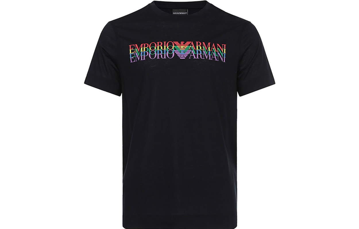 

Футболка мужская темно-синяя EMPORIO ARMANI