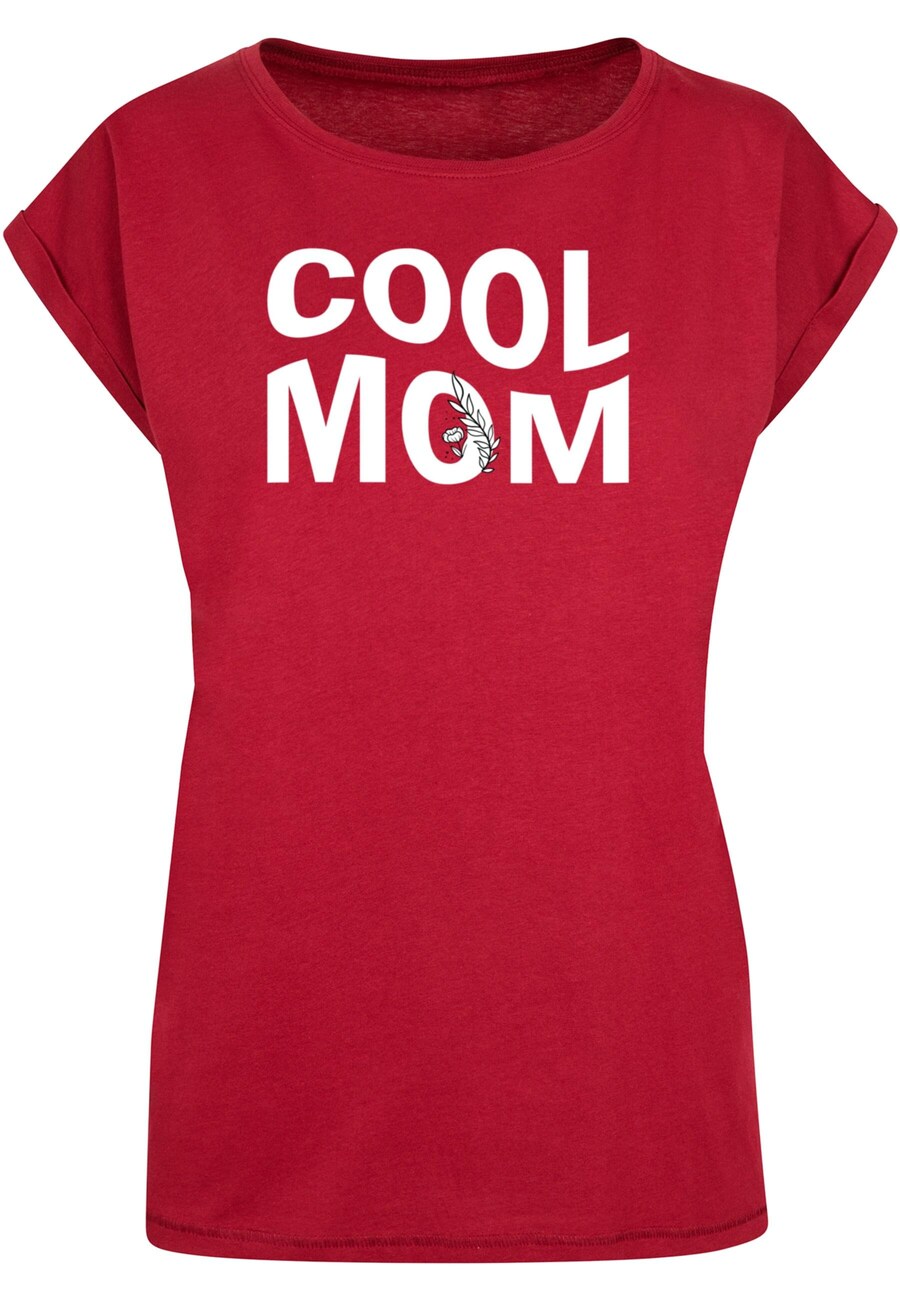 

Футболка Merchcode Shirt Mothers Day - Cool mom, цвет ruby red