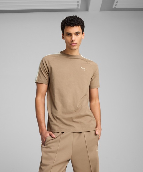 

Мужская футболка с коротким рукавом, T7 PUMA, бежевый