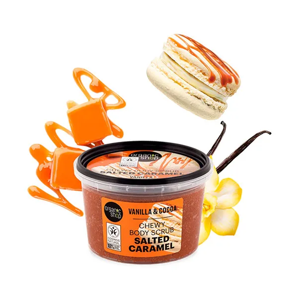 Скраб для тела Chewy Body Scrub Salted Caramel Organic Shop, 254 ml — фото 4