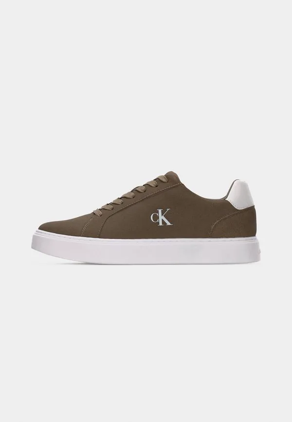 Классические кроссовки на шнуровке с чашеобразной подошвой Calvin Klein Jeans, Desert Taupe/Bright White — фото 2