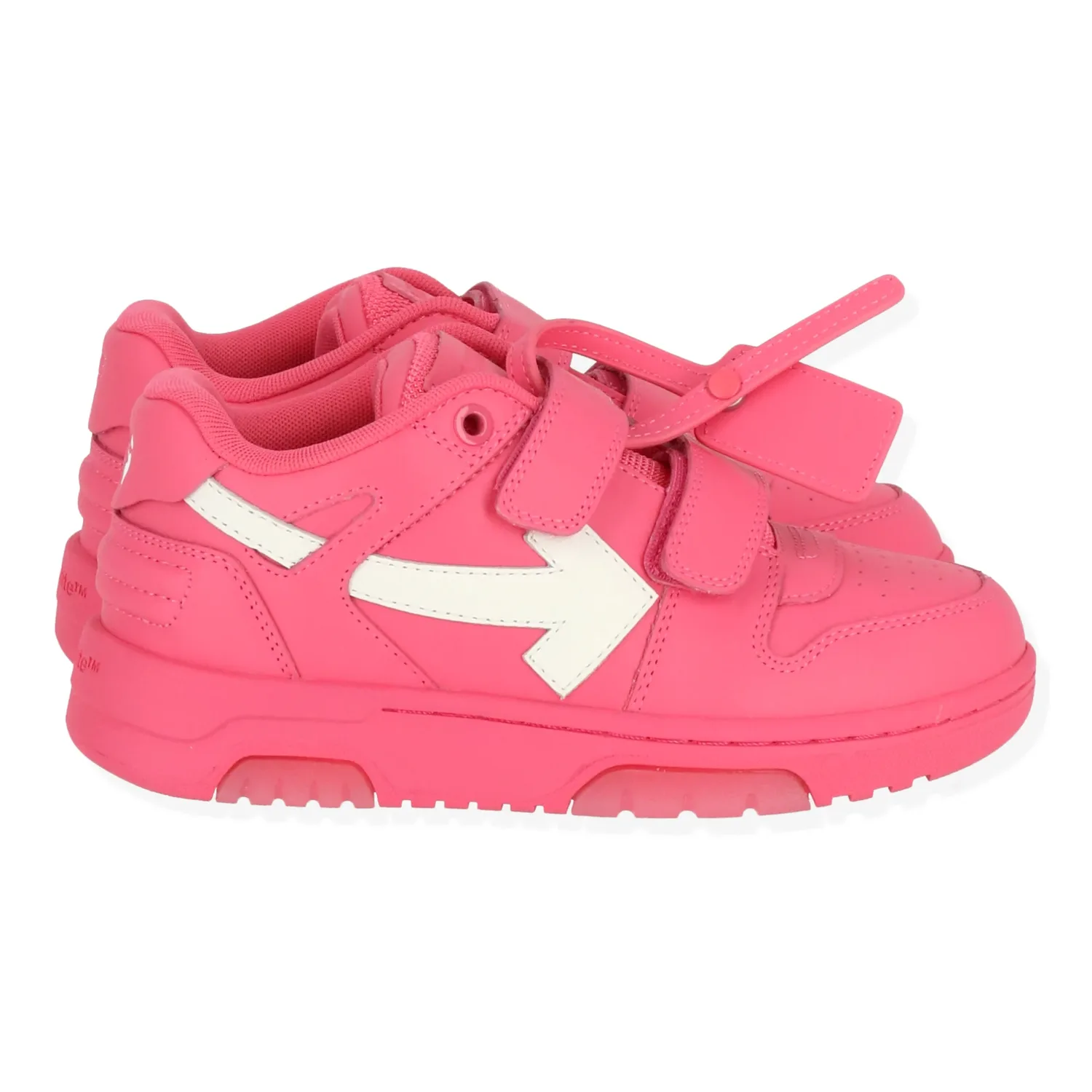 Детские кроссовки Off White цвета фуксии/белого цвета Off-White — фото 2