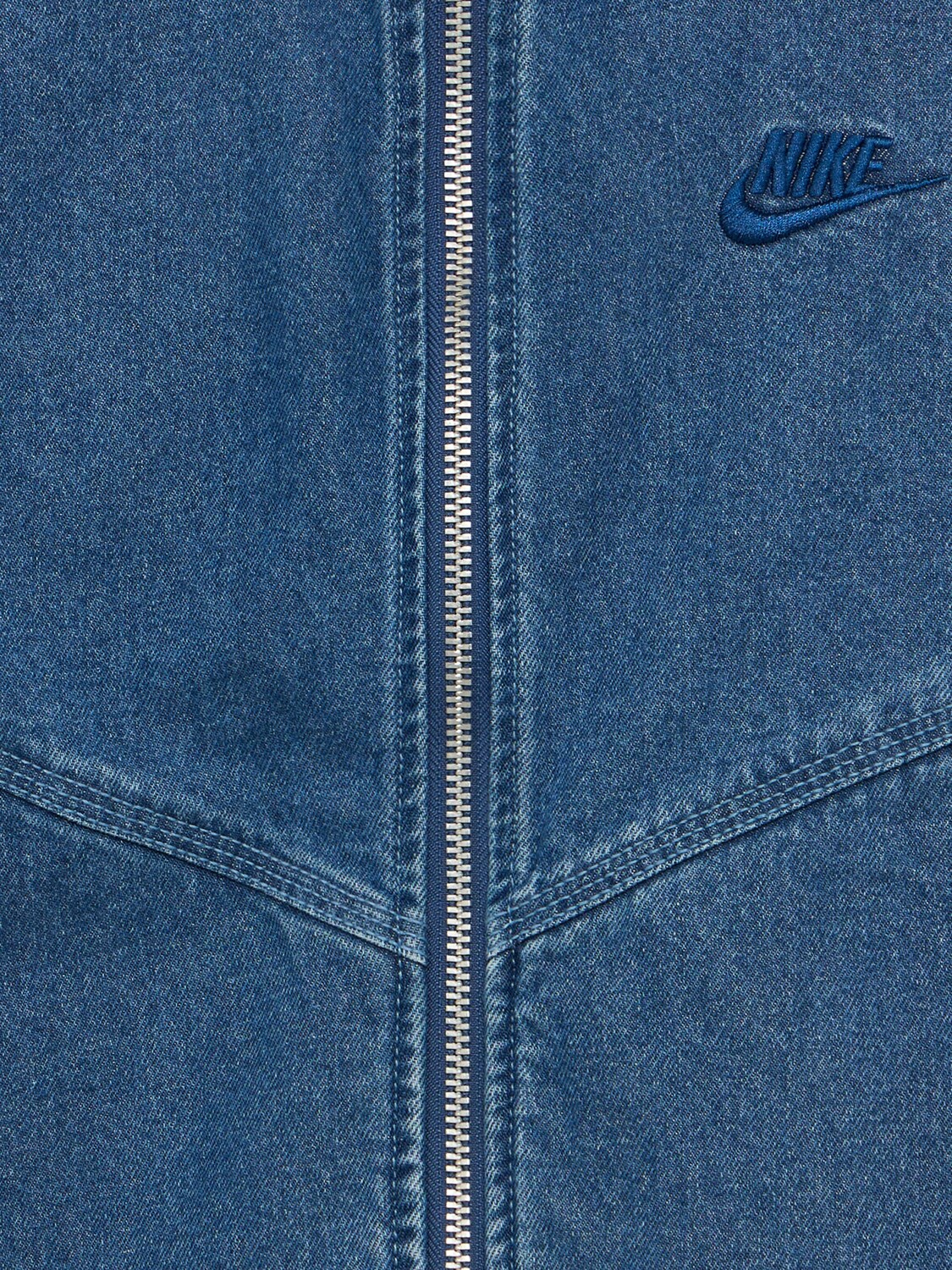 Nike Sportswear Куртка для межсезонья в синем дениме — фото 3