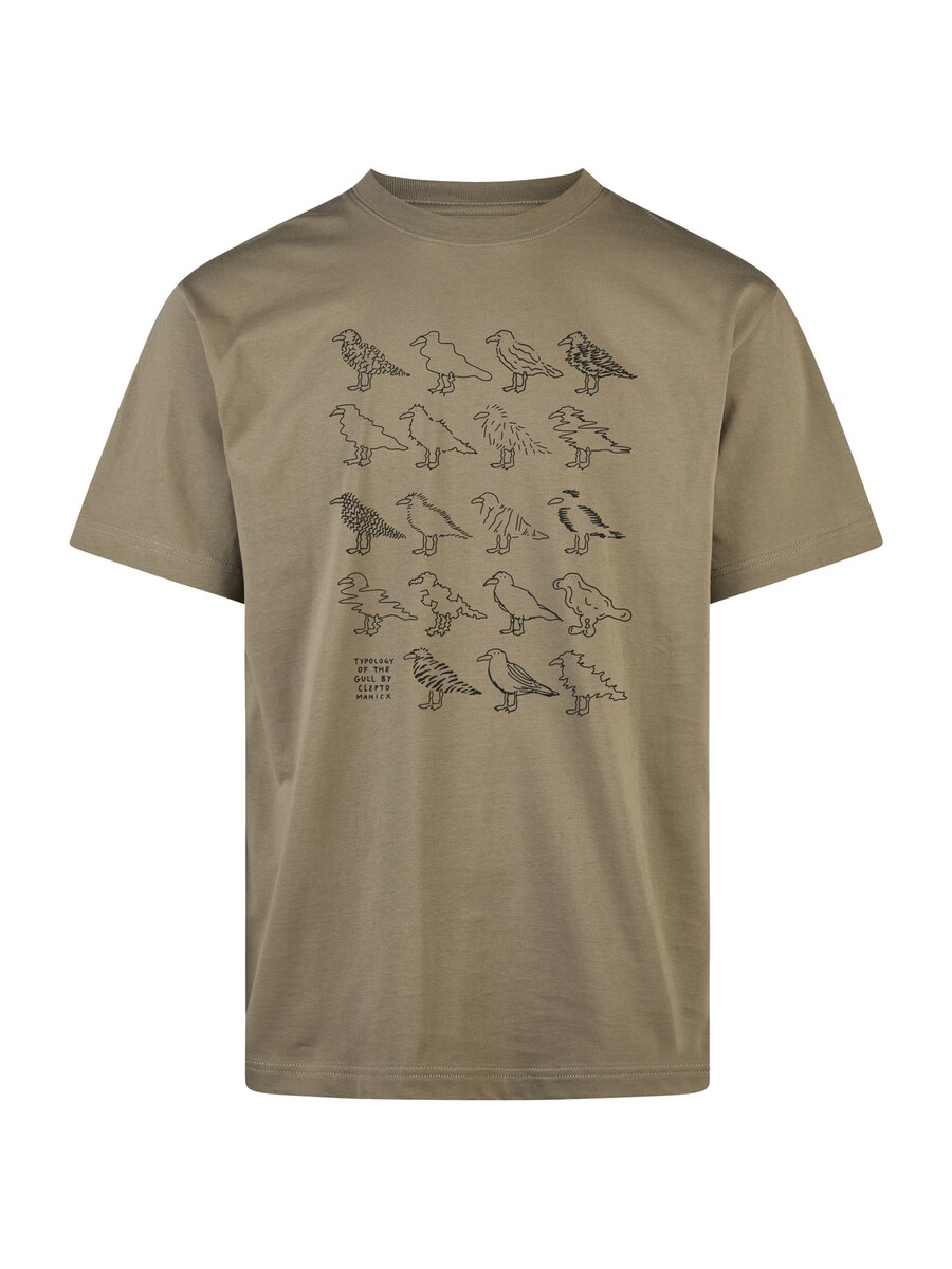 

Футболка Cleptomanicx Typologist, Brown