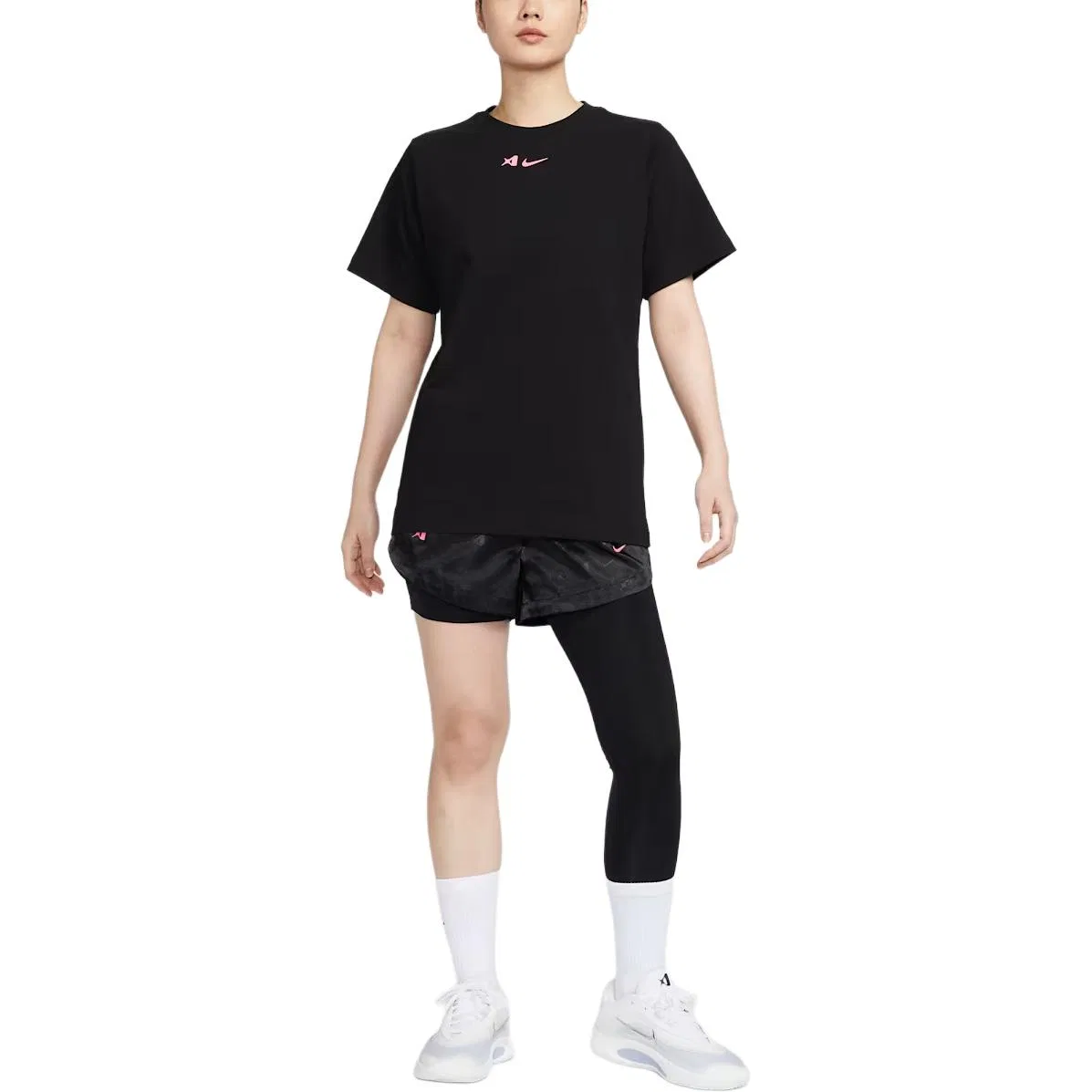 Женские баскетбольные шорты Dri Fit Nike, Black — фото 4