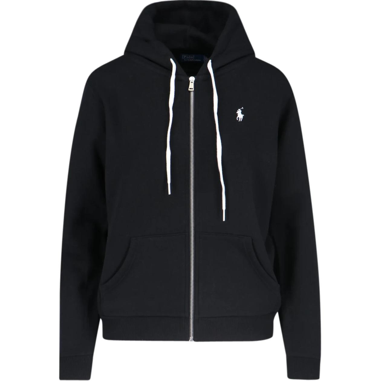 

Толстовка с вышитым логотипом на молнии Polo Ralph Lauren, черный