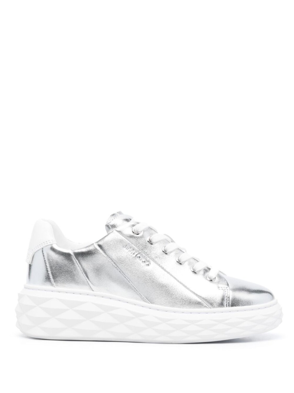 

Jimmy Choo кроссовки Diamond Light Maxi/F, серебристый
