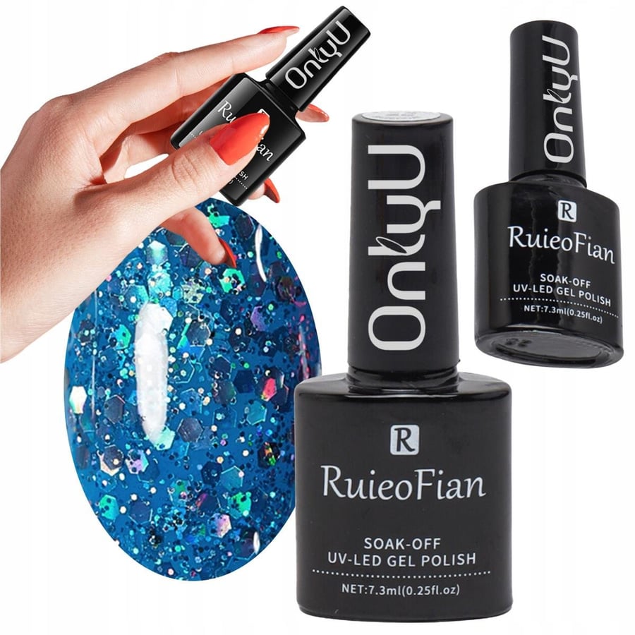

SYRENI BLUE HYBRID NAIL POLISH С ГЛЯНЦЕМ UV/L130 LARKIN OnlyU
