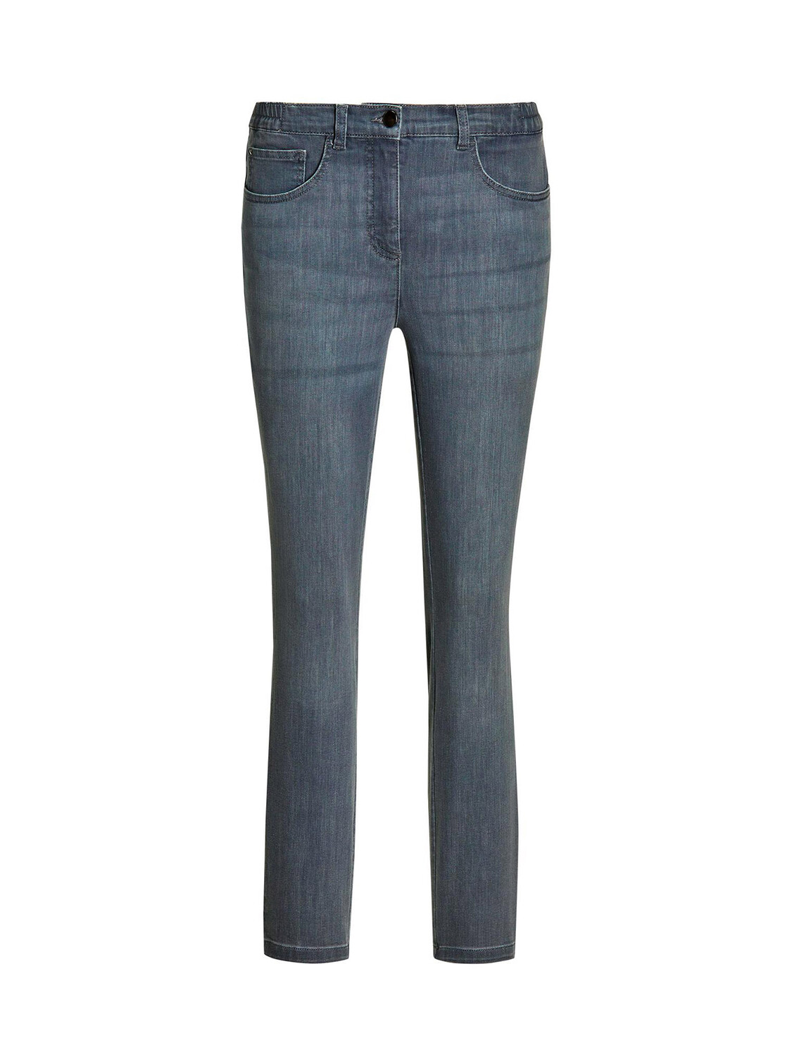 

Брюки GOLDNER Verkürzte Jeanshose ANNA, светло-серый