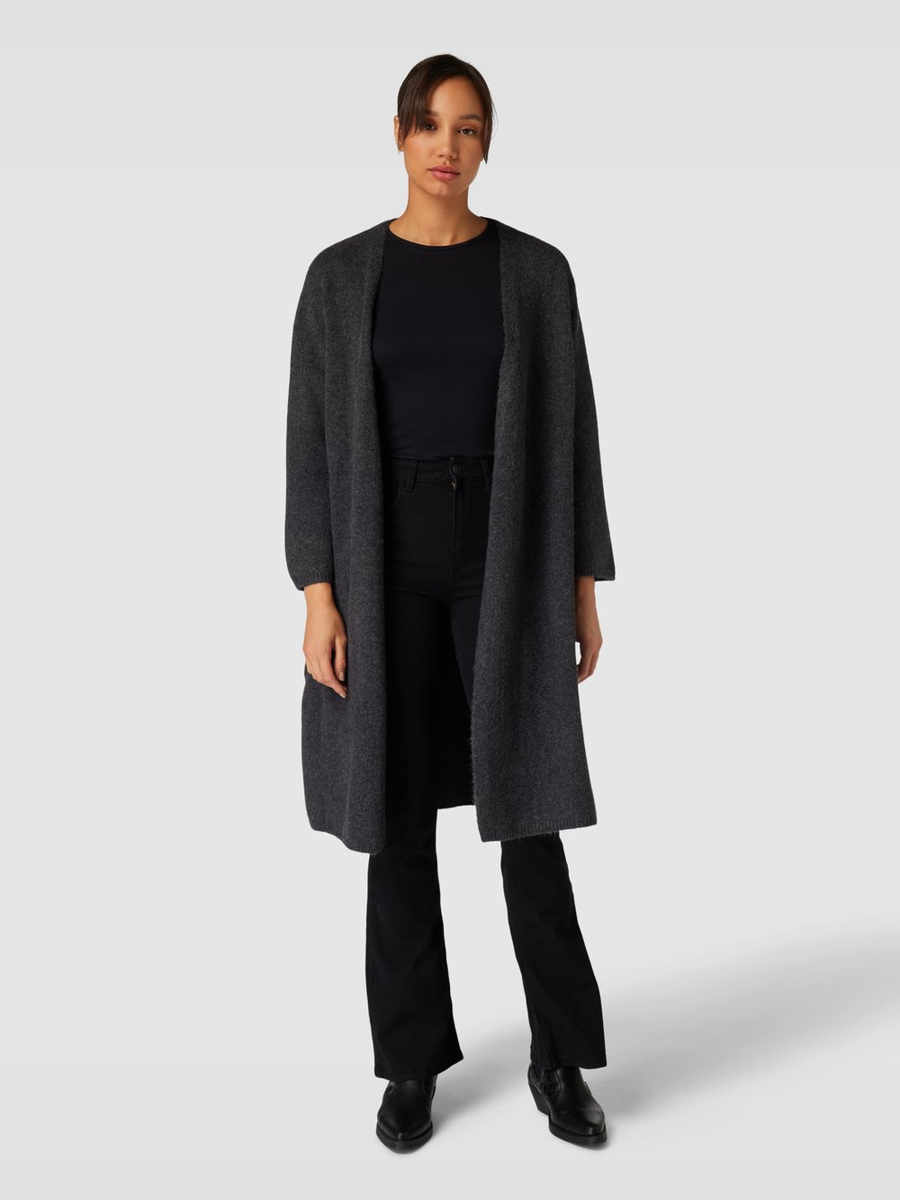 

Длинный кардиган открытого кроя Tom Tailor Denim