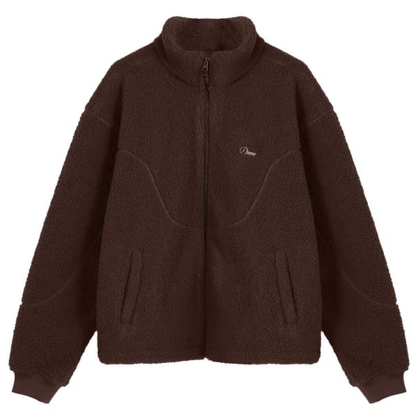 

Куртка из флиса с шерпой на молнии Dime, коричневый