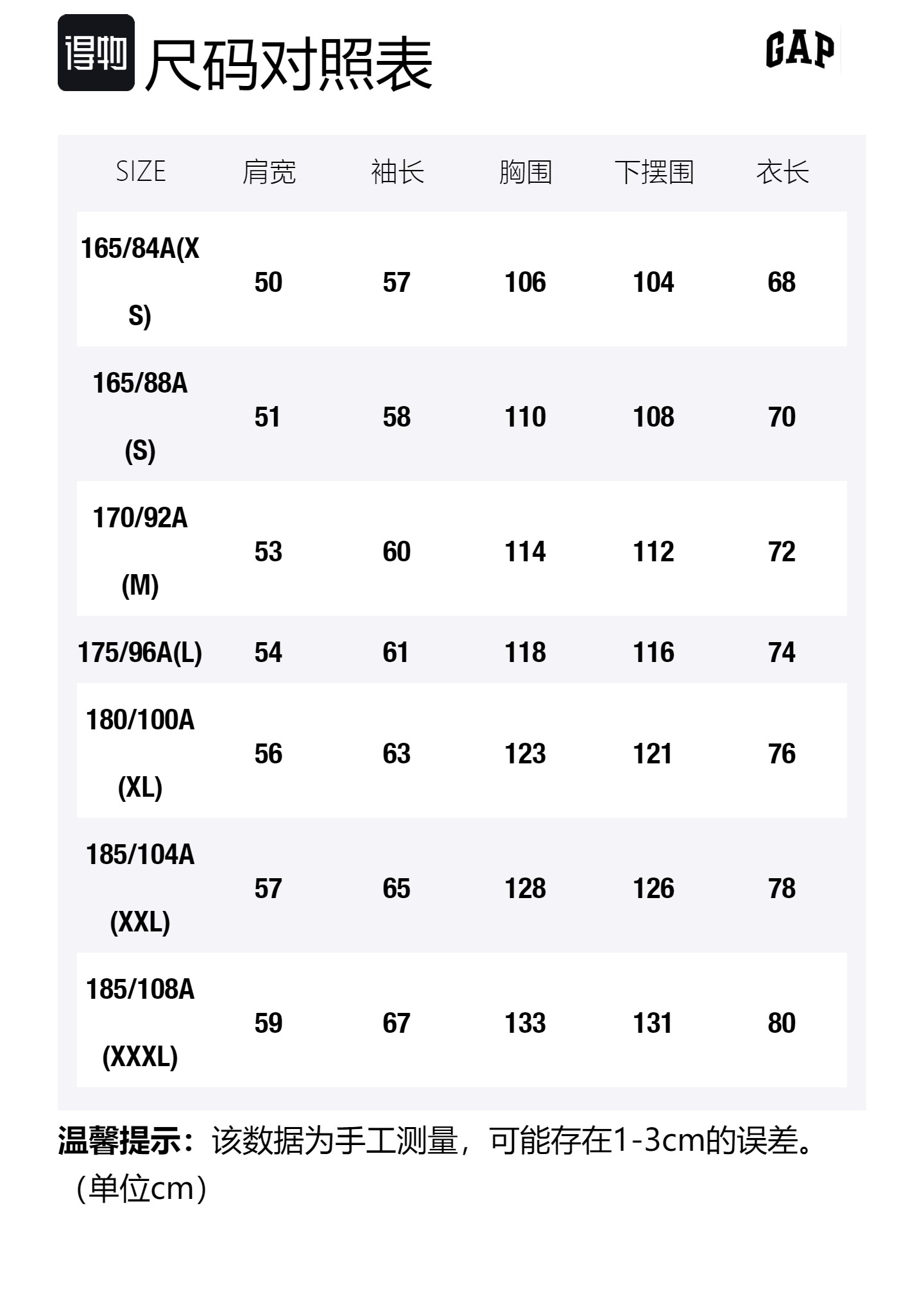 Футболка Unisex GAP, белый — фото 2