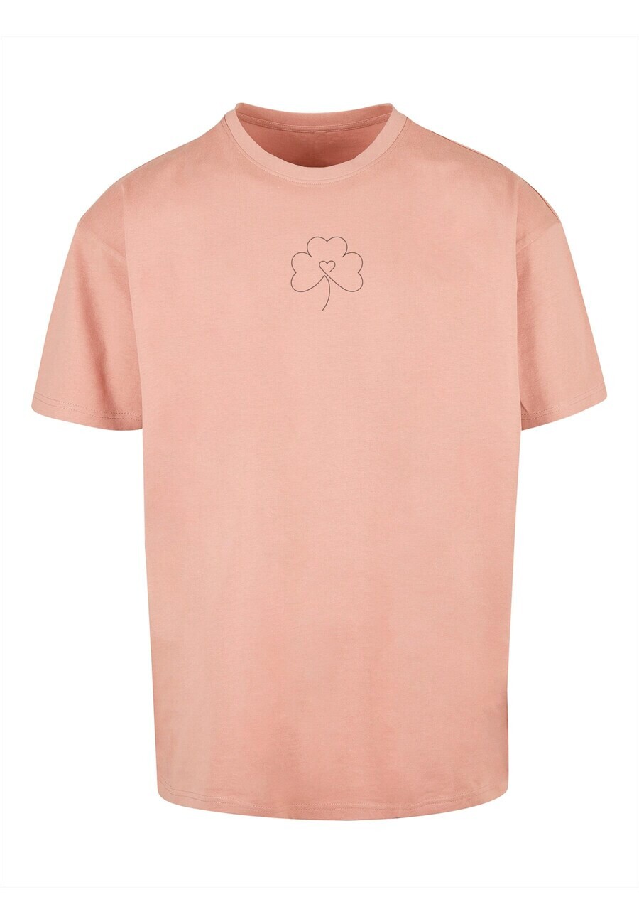 

Футболка Merchcode Spring - Leaf Clover Flower, пастельно-оранжевый