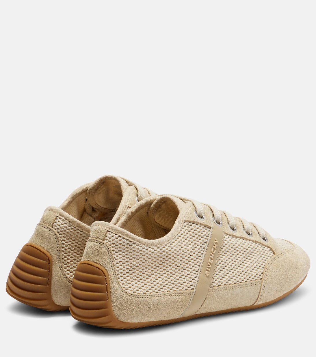 Слипоны с отделкой из замши Givenchy, Natural Beige — фото 2