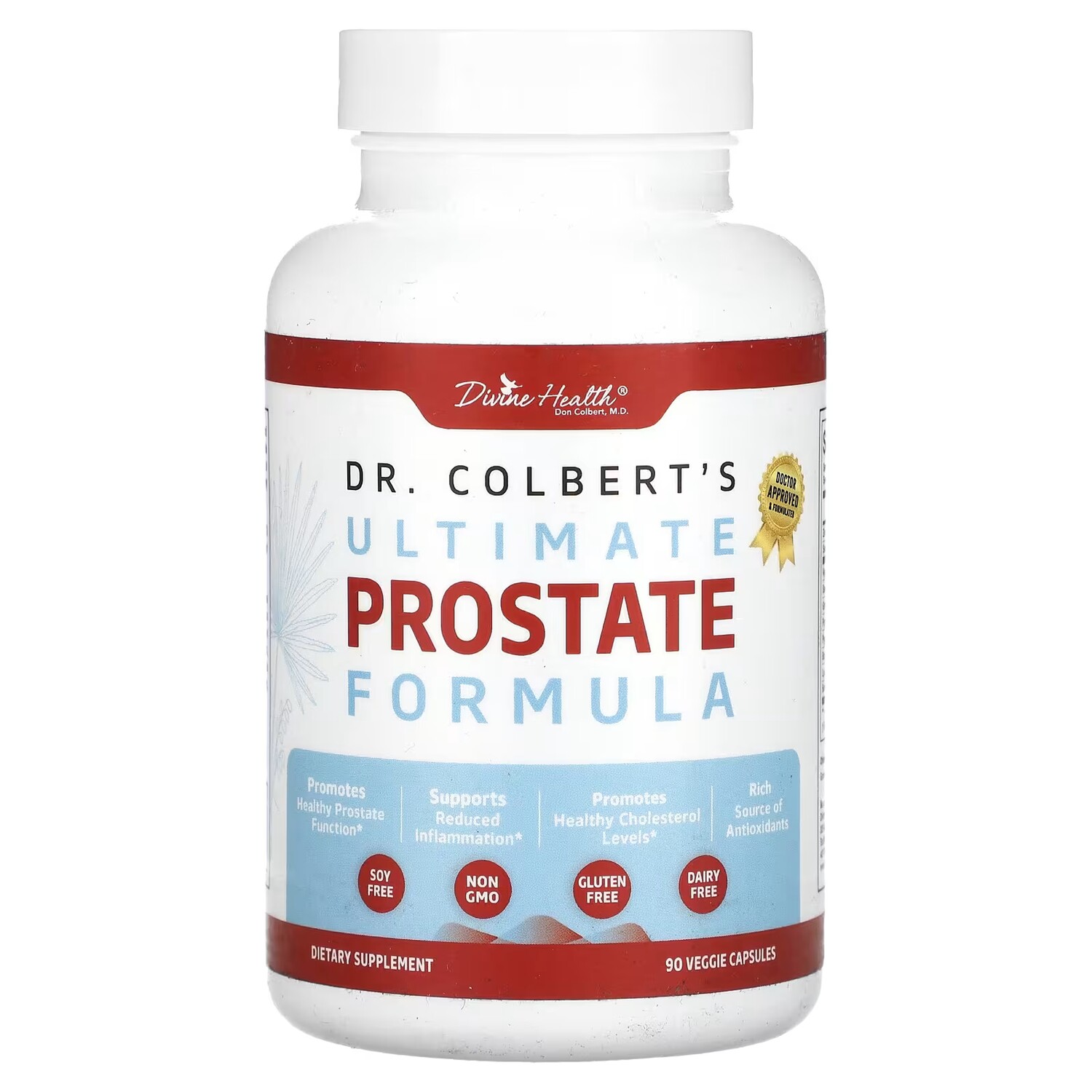 

Добавка Divine Health Ultimate Prostate Formula Dr. Colbert's, 90 капсул